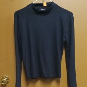YMI Black Turtleneck Top